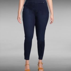 Terra & Sky womens jean leggings size 2X